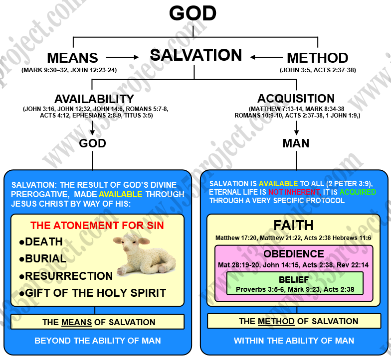 The dichotomy of salvation chart